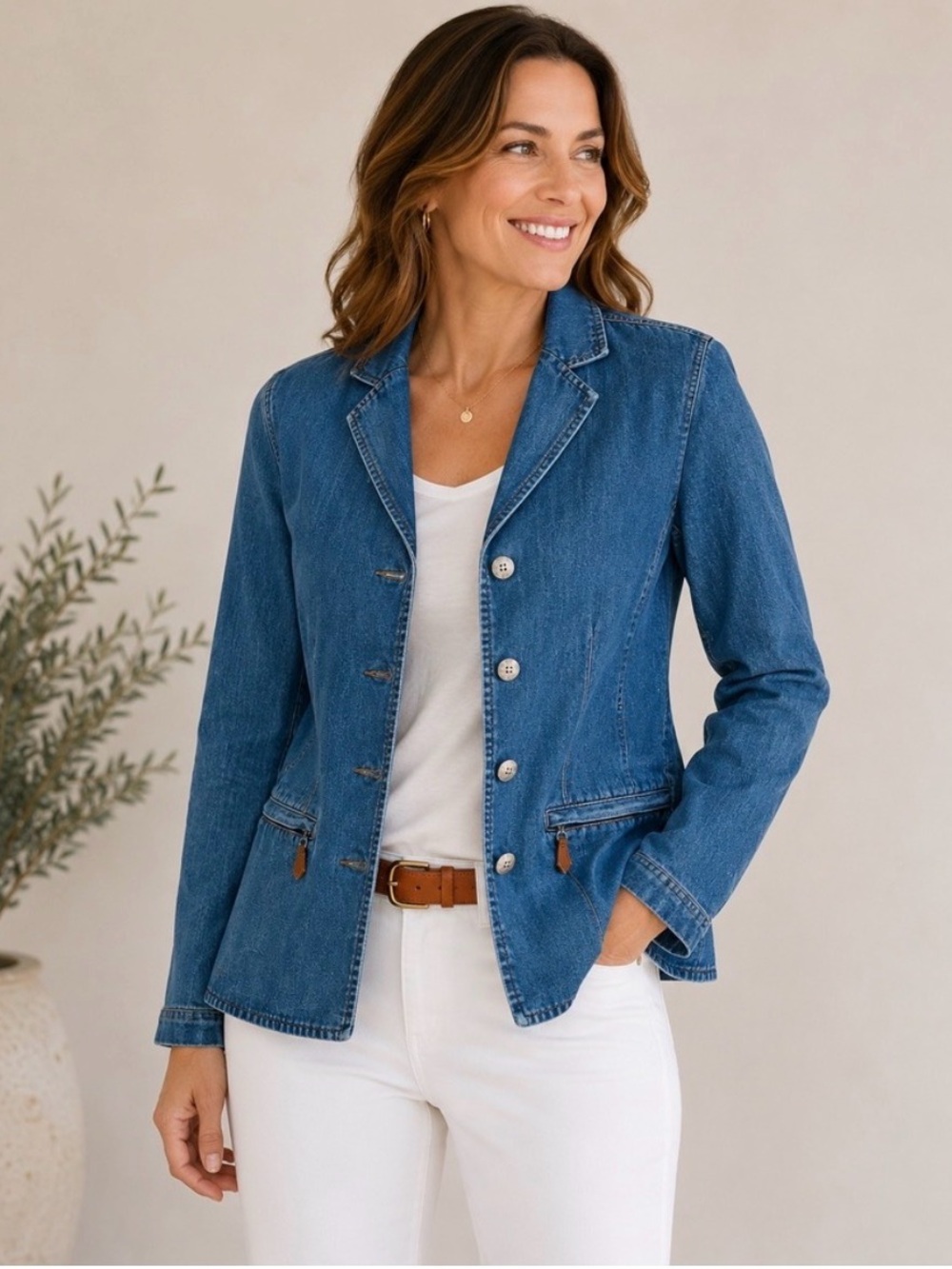 Orvis 8 Classic Denim Blazer, Medium Blue Wash